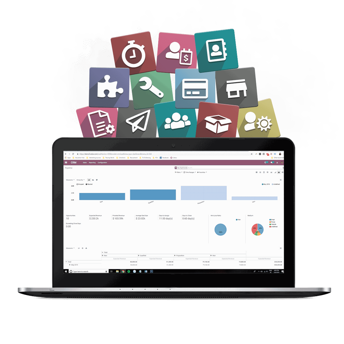 Odoo • Text and Image